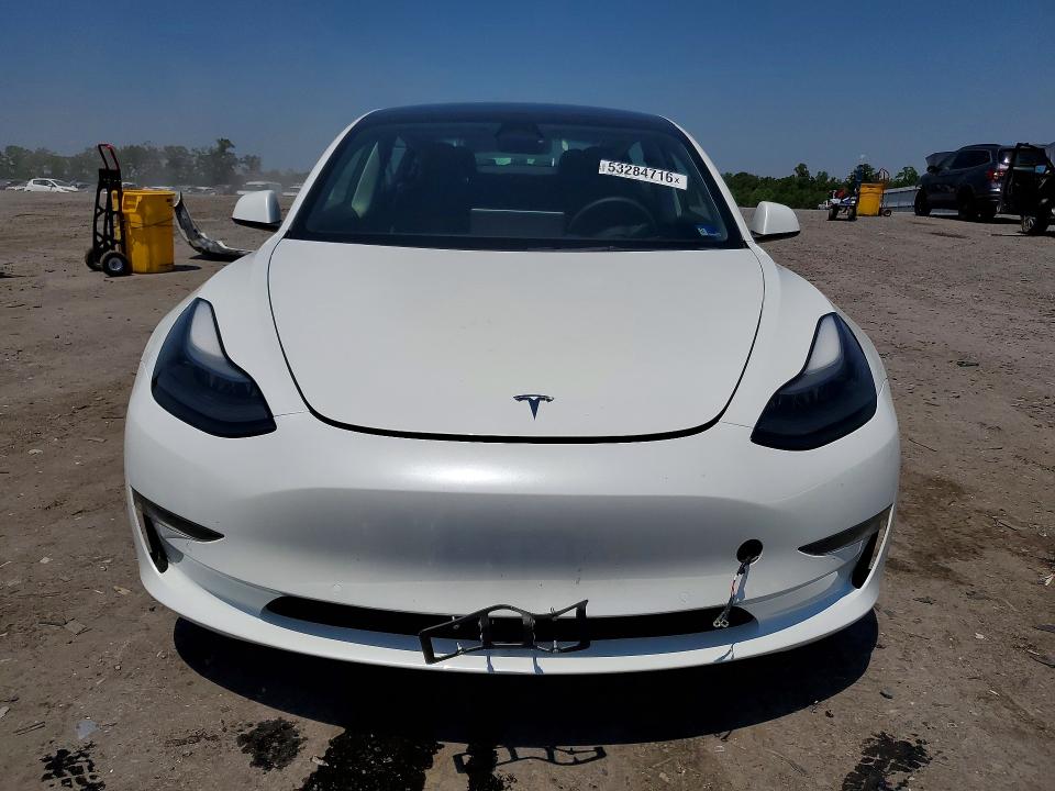 2022 Tesla VIN 5YJ3E1EB5NF250177 COPART salvage auction — FRONT END, Va - Cert Of Title - Salvage, sold $7,900 on 2026-07-08 (photo 5)