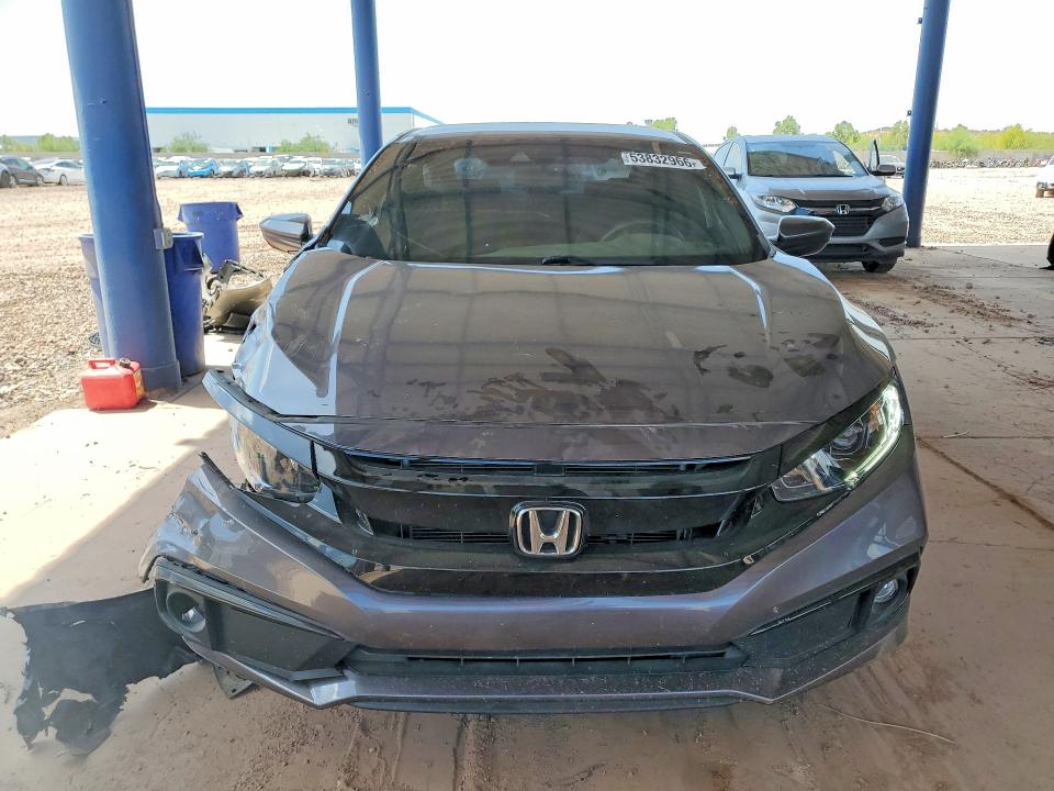 2020 Honda Civic VIN 19XFC2F86LE002762 COPART salvage auction — FRONT END, Az - Cert Of Title - Salvage, sold $5,300 on 2026-07-09 (photo 5)