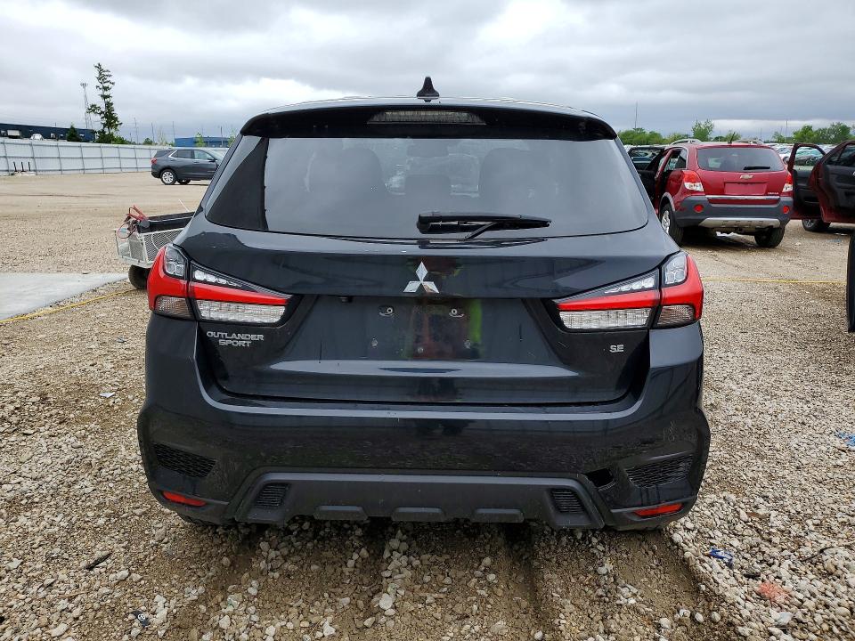 2020 Mitsubishi Outlander VIN JA4AP4AU4LU028383 COPART salvage auction — HAIL, Ia - Cert Of Title-Salvage Title, sold $4,000 on 2026-07-15 (photo 6)