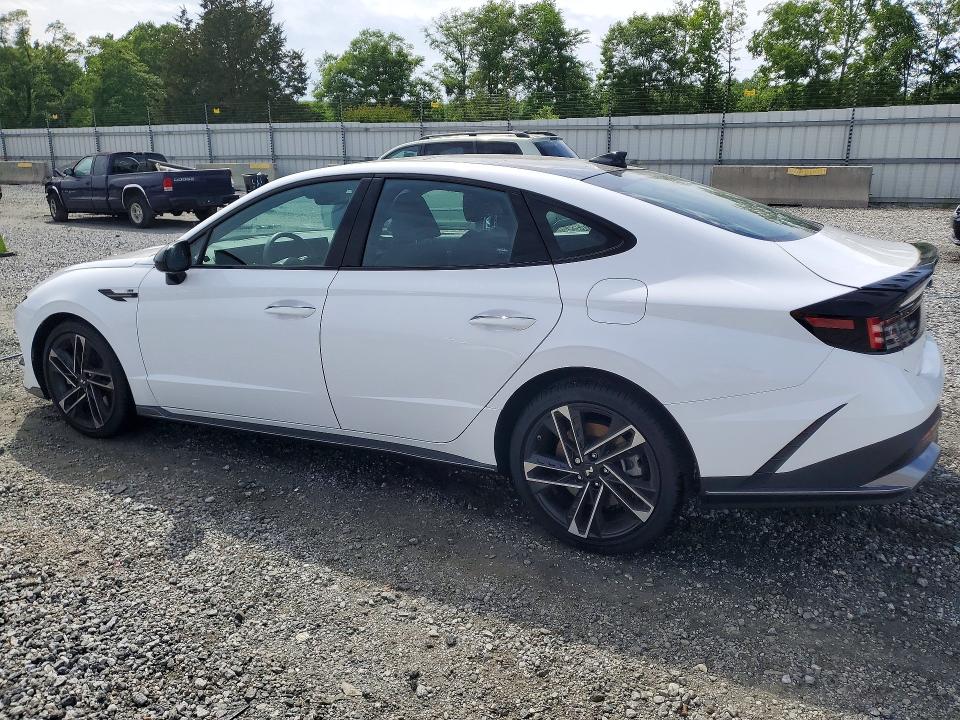 2025 Hyundai Sonata VIN KMHL54JC4SA521990 COPART salvage auction — REAR END, Sc - Cert Of Title-Salvage, sold $10,700 on 2026-07-29 (photo 2)