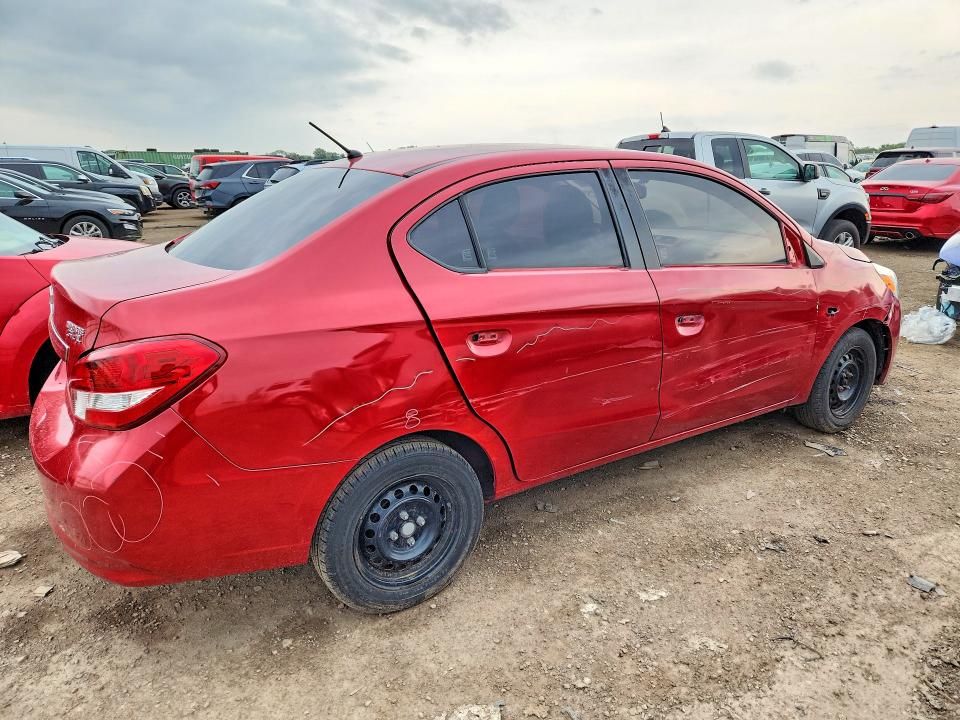 2017 Mitsubishi Mirage VIN ML32F3FJXHHF16877 COPART salvage auction — FRONT END, Il - Salvage Certificate, sold $400 on 2026-07-21 (photo 3)