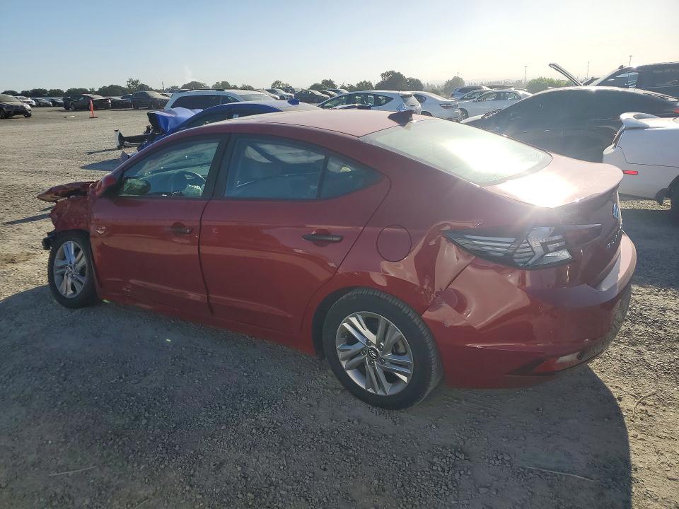 2019 Hyundai Elantra VIN KMHD84LF8KU781939 COPART salvage auction — FRONT END, Ca - Salvage Certificate, sold $2,000 on 2026-07-02 (photo 2)