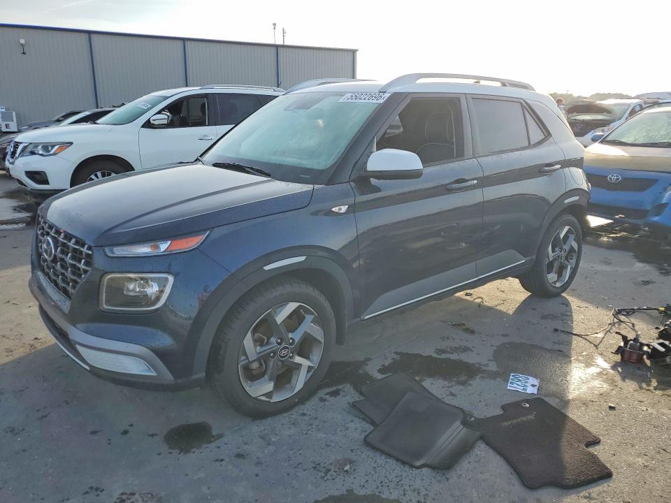 2021 Hyundai Venue VIN KMHRC8A31MU128912 COPART salvage auction — REAR END, Fl - Certificate Of Destruction, sold $4,300 on 2026-07-06 (photo 1)