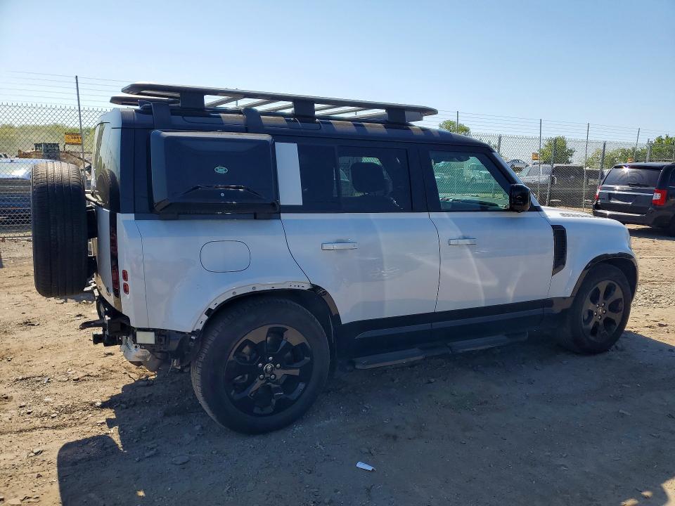 2022 Land rover Defender VIN SALE3ERU6N2088816 COPART salvage auction — REAR END, Md - Cert Of Salvage > 75% Damage, sold $17,100 on 2026-07-23 (photo 3)