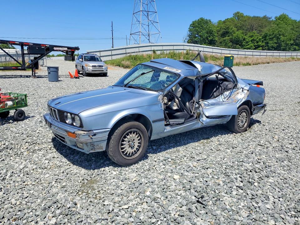 1990 BMW 3 series VIN WBAAD131XLED12577 COPART salvage auction — SIDE, Nc - Salvage Certificate Of Title, sold $1,600 on 2026-07-29 (photo 1)