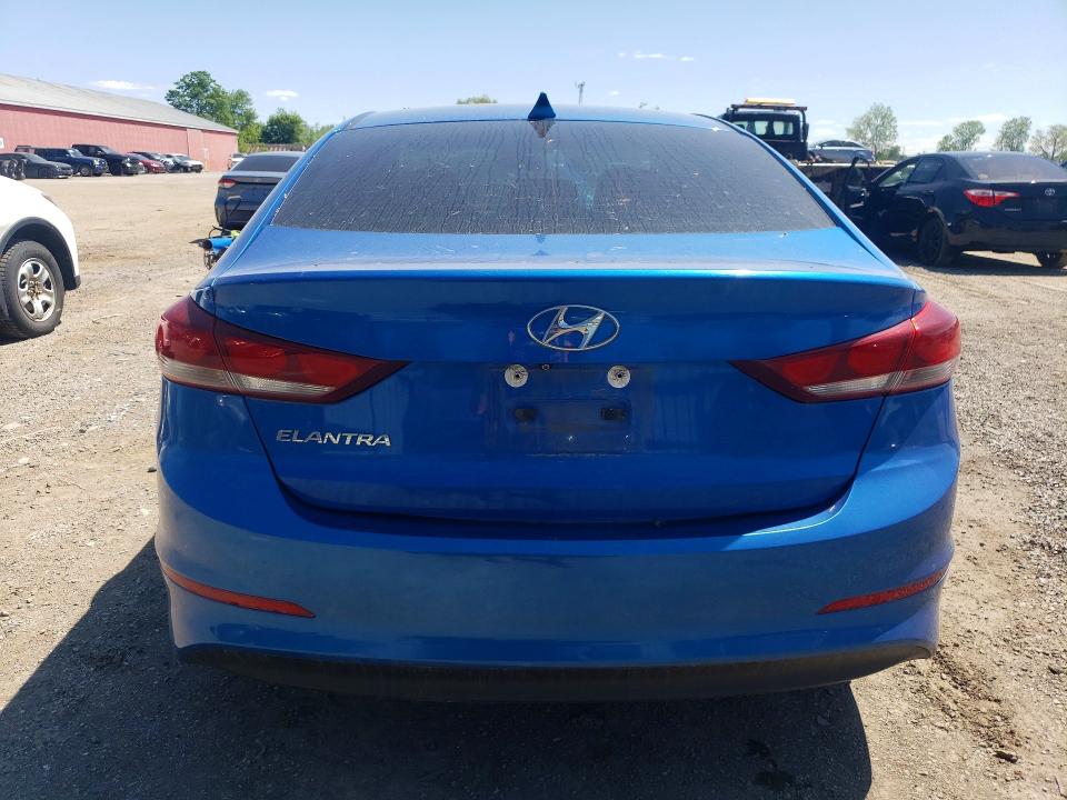 2017 Hyundai Elantra VIN KMHD84LF2HU266010 COPART salvage auction — FRONT END, On - Permit Salvage, sold $2,000 on 2026-07-07 (photo 6)