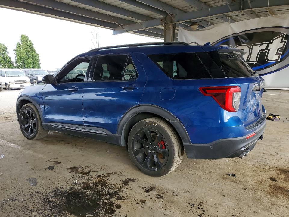 2020 Ford Explorer VIN 1FM5K8GCXLGD06712 COPART salvage auction — SIDE, CA - CERTIFICATE OF TITLE, sold $6,300 on 2026-07-09 (photo 2)