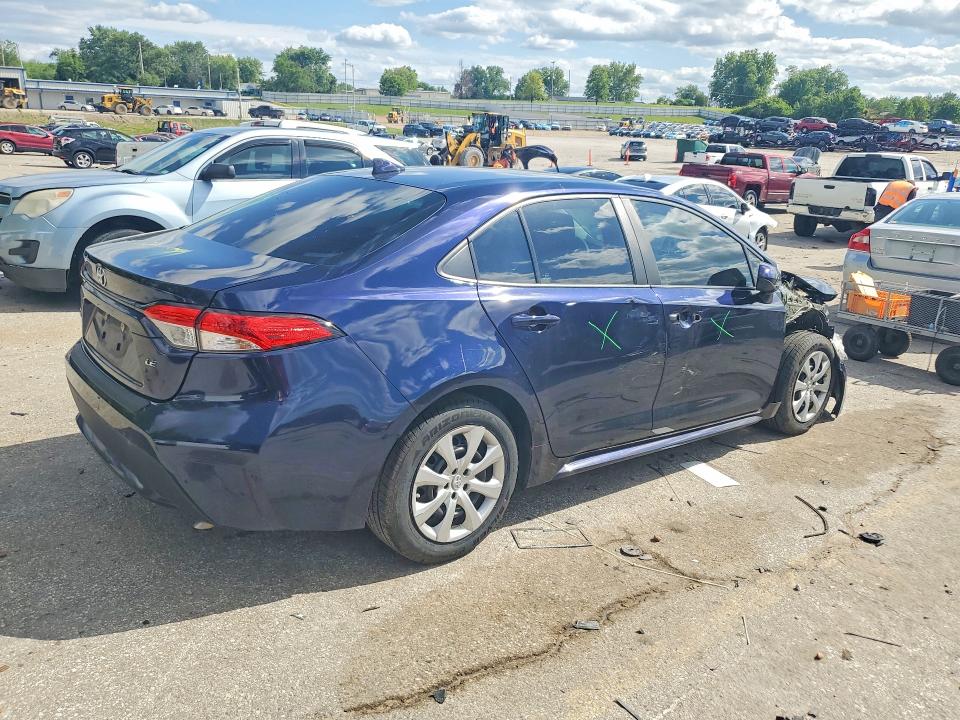 2021 Toyota Corolla VIN 5YFEPMAE8MP260256 COPART salvage auction — FRONT END, Mo - Salvage Certificate Of Title, sold $175 on 2026-07-21 (photo 3)