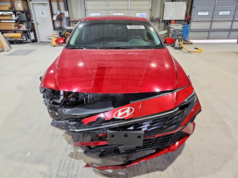 2025 Hyundai Elantra VIN KMHLS4DG9SU953156 COPART salvage auction — FRONT END, Mo - Salvage Certificate Of Title, sold $4,500 on 2026-07-14 (photo 5)