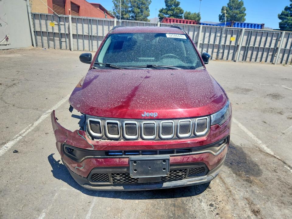 2022 Jeep Compass VIN 3C4NJDBB2NT111264 COPART salvage auction — FRONT END, Tx - Salvage Vehicle Title, sold $125 on 2026-07-24 (photo 5)
