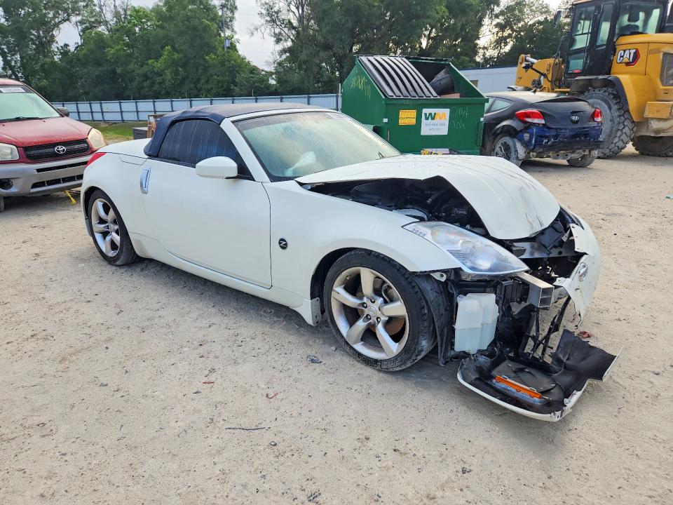 2006 Nissan 350z VIN JN1AZ36A96M455414 COPART salvage auction — FRONT END, Fl - Cert Of Title Slvg Rebuildable, sold $275 on 2026-07-21 (photo 4)