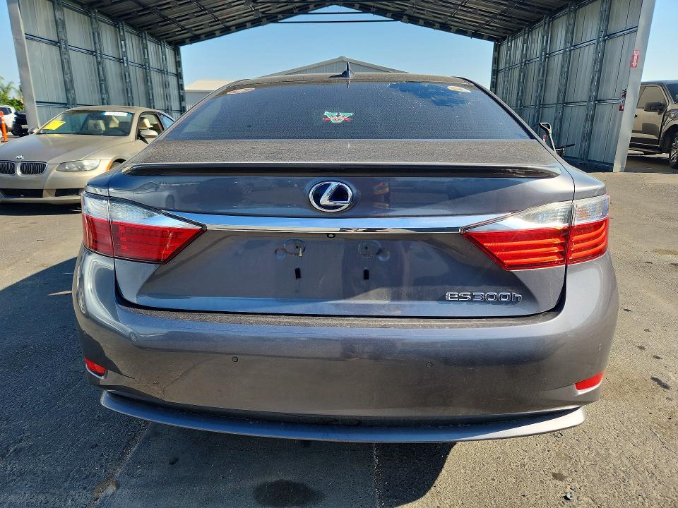 2015 Lexus Es 300h VIN JTHBW1GG0F2096353 COPART salvage auction — FRONT END, CA - SALVAGE CERTIFICATE, sold $3,700 on 2026-07-13 (photo 6)