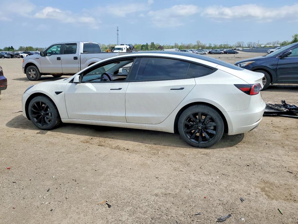 2023 Tesla Model 3 VIN LRW3E1EB2PC851642 COPART salvage auction — UNDERCARRIAGE, On - Permit No Brand - Unfit, sold $10,700 on 2026-07-02 (photo 2)