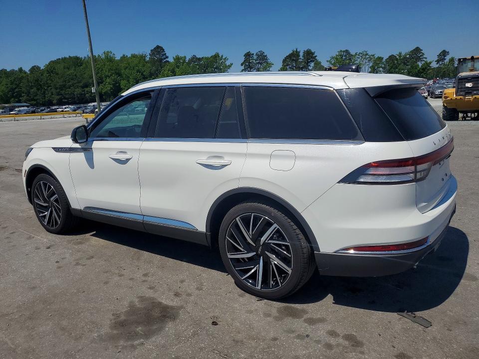 2025 Lincoln Aviator VIN 5LM5J7XC8SGL13277 COPART salvage auction — REAR END, Nc - Salvage Certificate Of Title, sold $13,300 on 2026-07-21 (photo 2)
