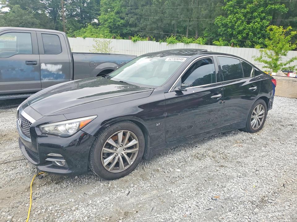 2015 Infiniti Q50 VIN JN1BV7AP0FM342664 COPART salvage auction — REAR END, Ga - Cert Of Title-Salvage, sold $2,000 on 2026-07-06 (photo 1)