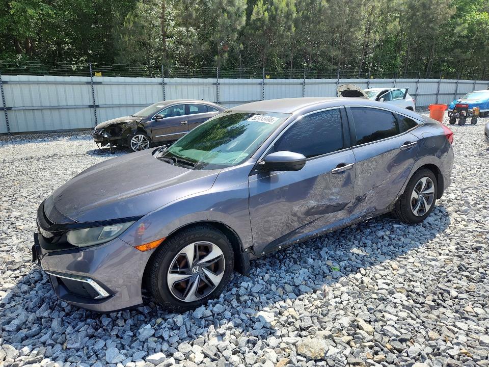 2020 Honda Civic VIN 19XFC2F65LE004792 COPART salvage auction — SIDE, Ga - Cert Of Title-Salvage, sold $3,150 on 2026-07-06 (photo 1)