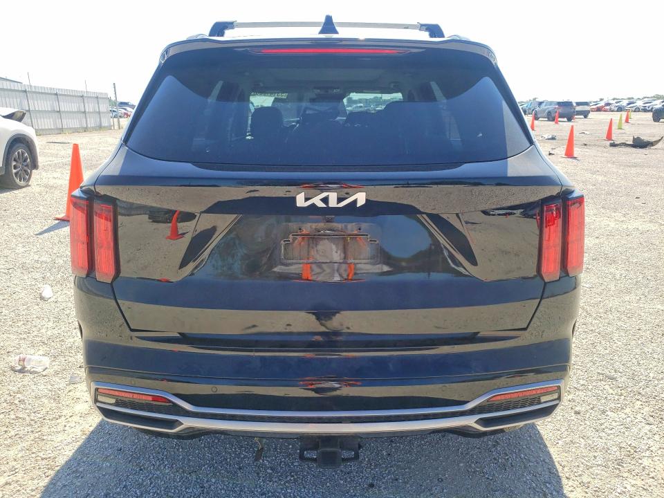 2023 Kia Sorento VIN 5XYRK4LF5PG176765 COPART salvage auction — FRONT END, Tx - Salvage Vehicle Title, sold $5,400 on 2026-07-09 (photo 6)