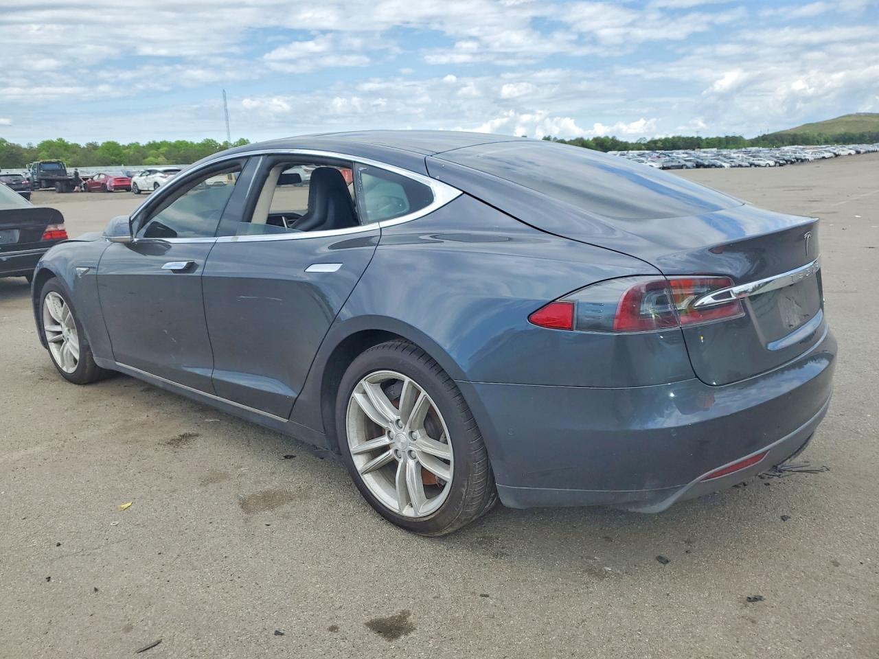 2015 Tesla Model S VIN 5YJSA1E11FF116590 COPART salvage auction — Water/Flood, NY - CERTIFICATE OF TITLE, sold $575 on 2026-07-01 (photo 2)