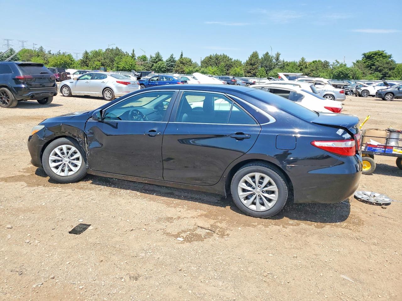 2017 Toyota Camry VIN 4T1BF1FK9HU279924 COPART salvage auction — Front End, IL - SALVAGE CERTIFICATE, sold $2,900 on 2026-07-02 (photo 2)