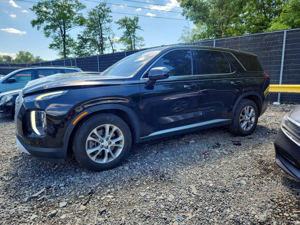 2021 Hyundai Palisade VIN KM8R14HE2MU208242 COPART salvage auction — FRONT END, Md - Cert Of Salvage > 75% Damage, sold $2,800 on 2026-07-28 (photo 1)