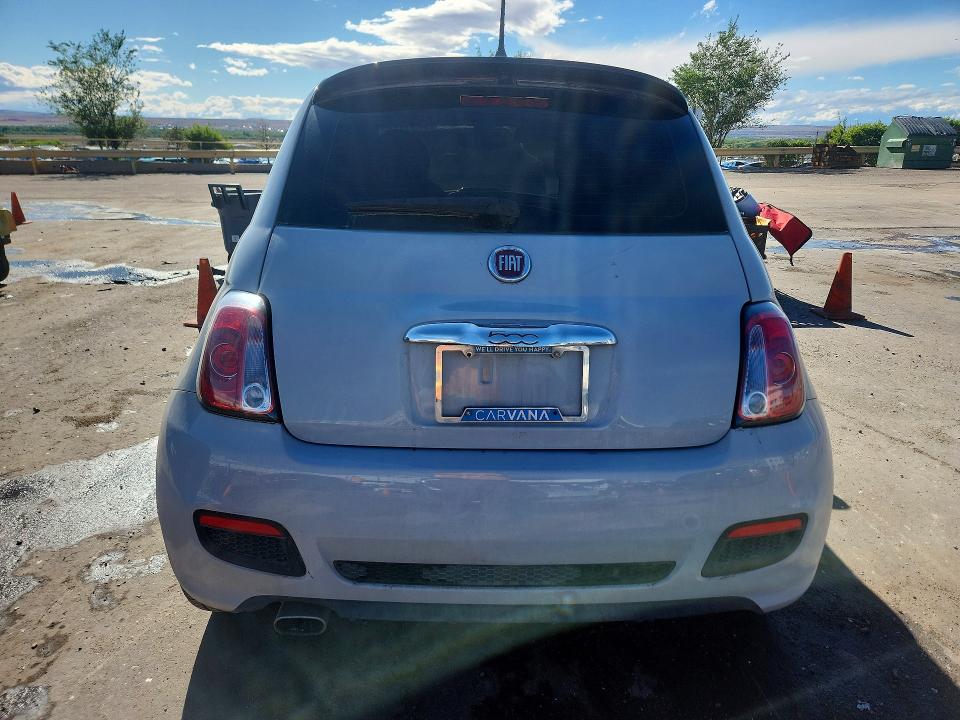 2017 Fiat 500 VIN 3C3CFFKR2HT700101 COPART salvage auction — FRONT END, Nm - Cert Of Title-Salvage, sold $200 on 2026-08-17 (photo 6)