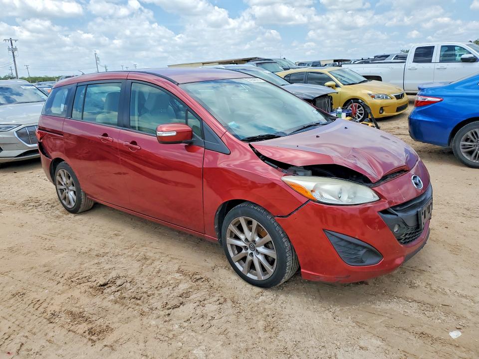 2015 Mazda 5 VIN JM1CW2BL8F0190475 COPART salvage auction — FRONT END, TX - SALVAGE VEHICLE TITLE (P), sold $1,150 on 2026-07-02 (photo 4)