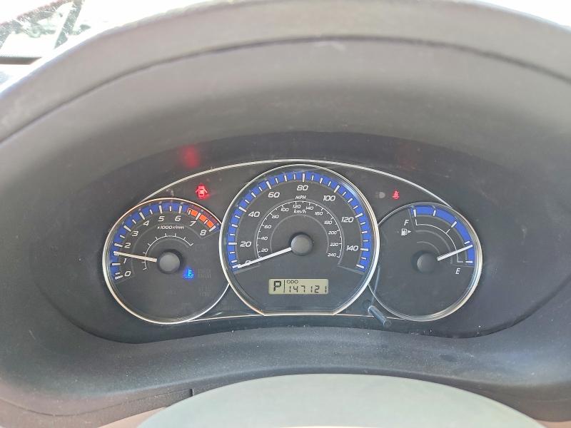 2012 Subaru Forester VIN JF2SHADC8CH442477 COPART salvage auction — FRONT END, Mt - Salvage Certificate Of A Vehic, sold $900 on 2026-07-07 (photo 9)