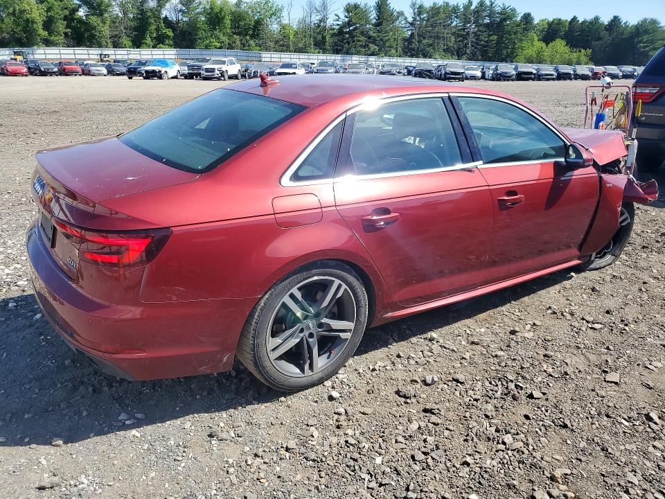 2018 Audi A4 VIN WAUENAF41JN016264 COPART salvage auction — FRONT END, MD - CERT OF SALVAGE > 75% DAMAGE, sold $675 on 2026-07-27 (photo 3)