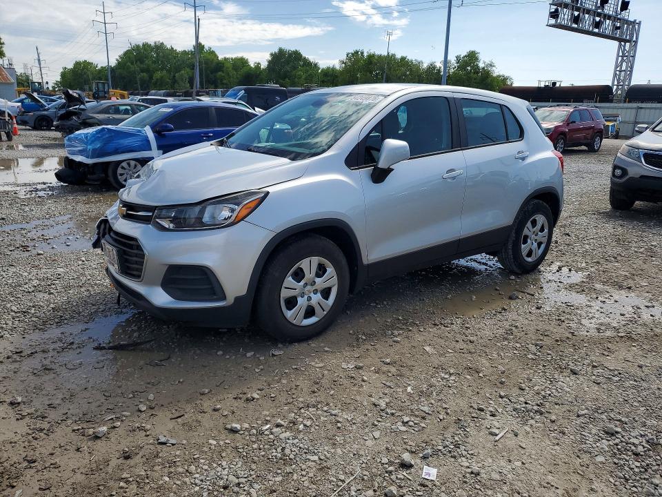 2017 Chevrolet Trax VIN KL7CJKSB3HB185632 COPART salvage auction — FRONT END, Salvage Title, sold $175 on 2026-07-21 (photo 1)
