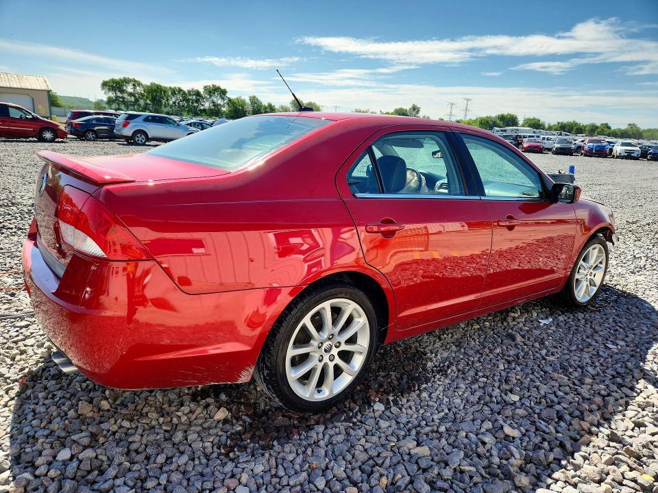 2010 Mercury Milan VIN 3MEHM0JA0AR664636 COPART salvage auction — FRONT END, Il - Salvage Certificate, sold $725 on 2026-07-27 (photo 3)