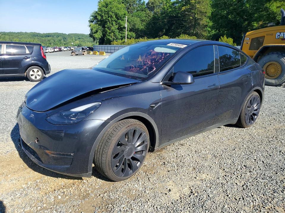 2024 Tesla Model y VIN 7SAYGDEF6RF037378 COPART salvage auction — FRONT END, NC - SALVAGE CERTIFICATE OF TITLE, sold $16,200 on 2026-07-02 (photo 1)