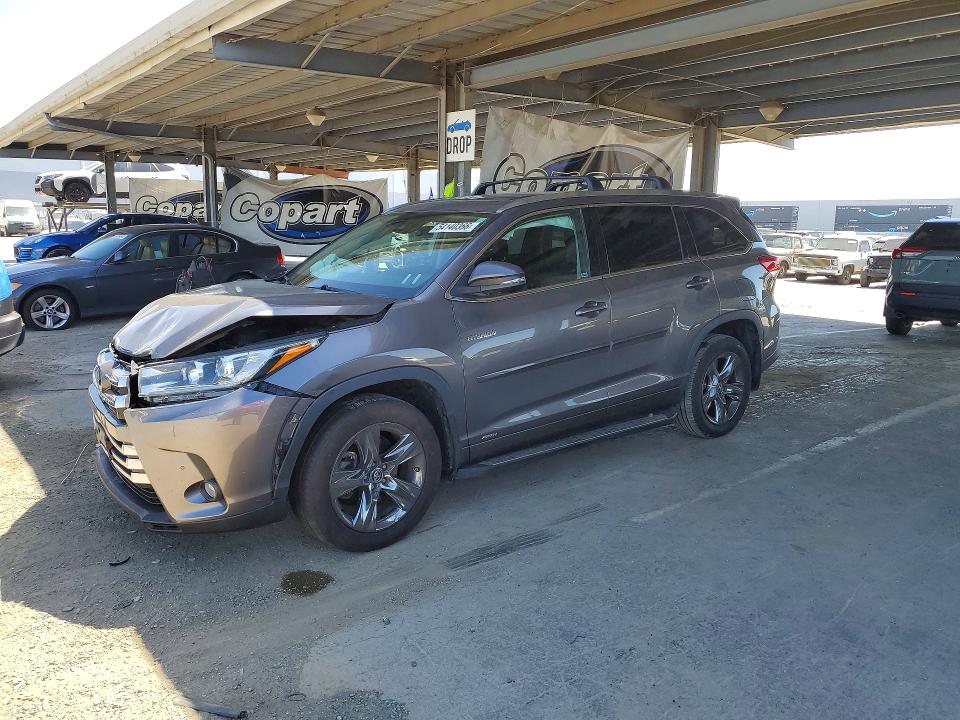 2017 Toyota Highlander VIN 5TDDGRFH3HS036532 — COPART salvage auction photo