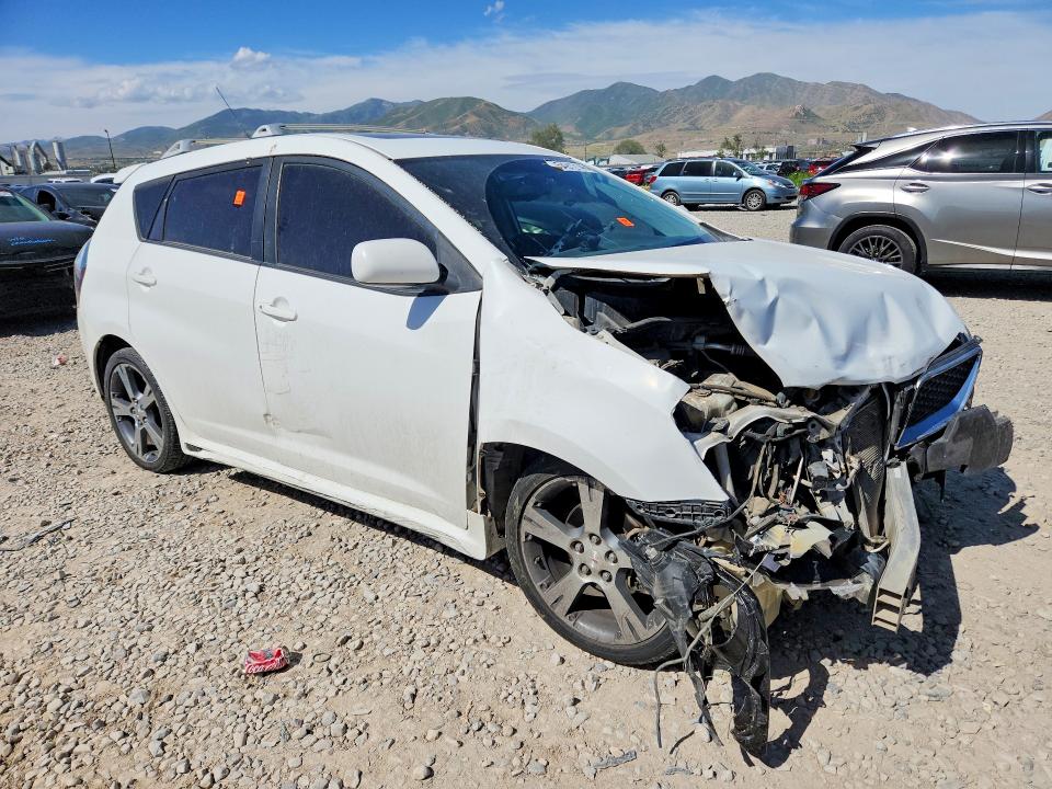 2009 Pontiac Vibe VIN 5Y2SR67099Z476814 COPART salvage auction — FRONT END, Ut - Salvage Certificate, sold $325 on 2026-07-24 (photo 4)