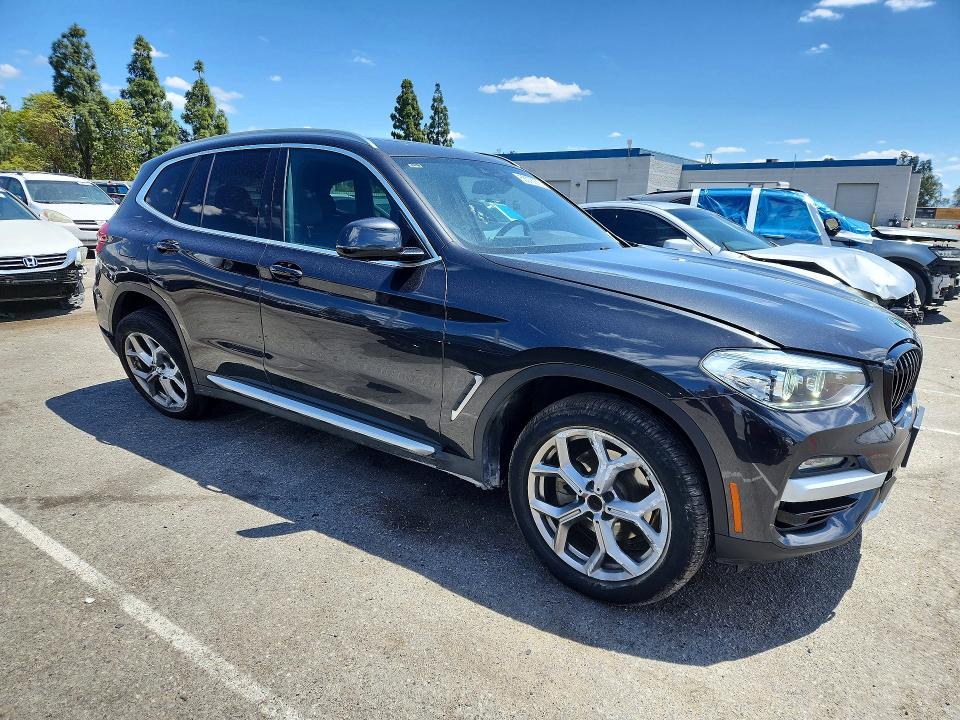 2020 BMW X3 VIN 5UXTY5C01L9D08925 COPART salvage auction — UNDERCARRIAGE, Ca - Salvage Certificate, sold $150 on 2026-07-21 (photo 4)