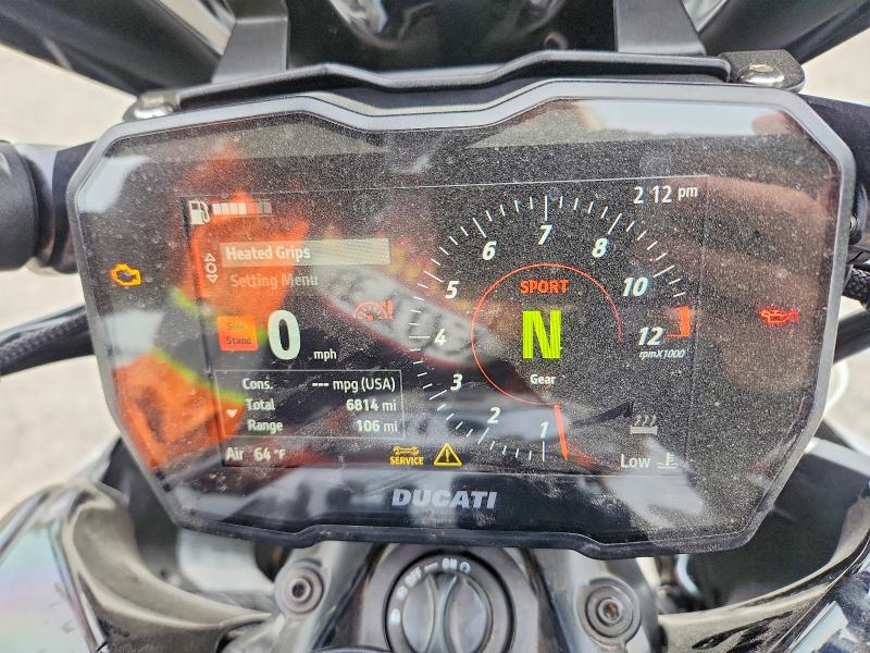 2023 Ducati Diavel VIN ZDMGAR1W1PB000563 COPART salvage auction — SIDE, Ma - Cert Of Title-Salvage, sold $4,950 on 2026-08-05 (photo 7)