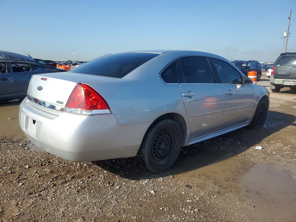 2011 Chevrolet Impala VIN 2G1WF5EKXB1259076 COPART salvage auction — SIDE, Tx - Salvage Vehicle Title, sold $250 on 2026-07-02 (photo 3)