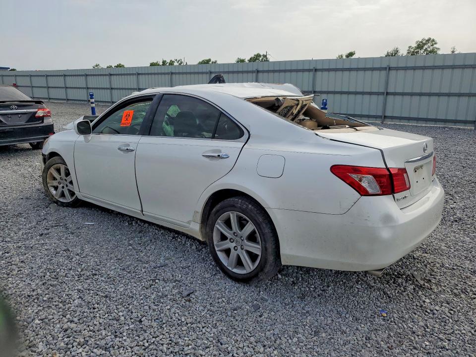 2007 Lexus Es 350 VIN JTHBJ46G072111307 COPART salvage auction — FRONT END, TX - SALVAGE VEHICLE TITLE, sold $975 on 2026-07-13 (photo 2)