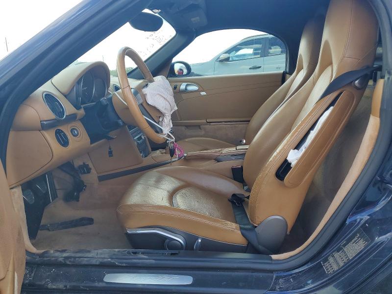 2006 Porsche Boxster VIN WP0CA29836U710333 COPART salvage auction — FRONT END, Tx - Salvage Vehicle Title, sold $3,000 on 2026-07-02 (photo 7)