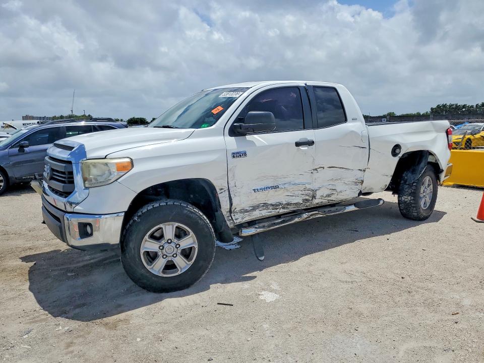 2014 Toyota Tundra VIN 5TFRY5F19EX156453 COPART salvage auction — SIDE, Fl - Cert Of Title Slvg Rebuildable, sold $4,500 on 2026-07-08 (photo 1)