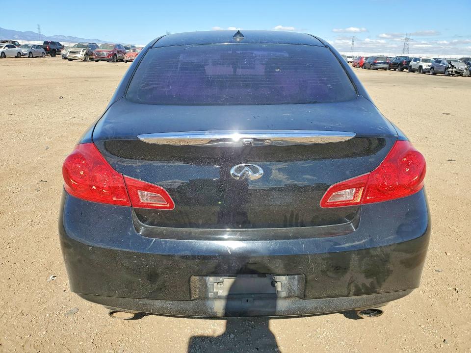2013 Infiniti VIN JN1CV6AP9DM305799 COPART salvage auction — FRONT END, Ca - Salvage Certificate, sold $900 on 2026-07-06 (photo 6)