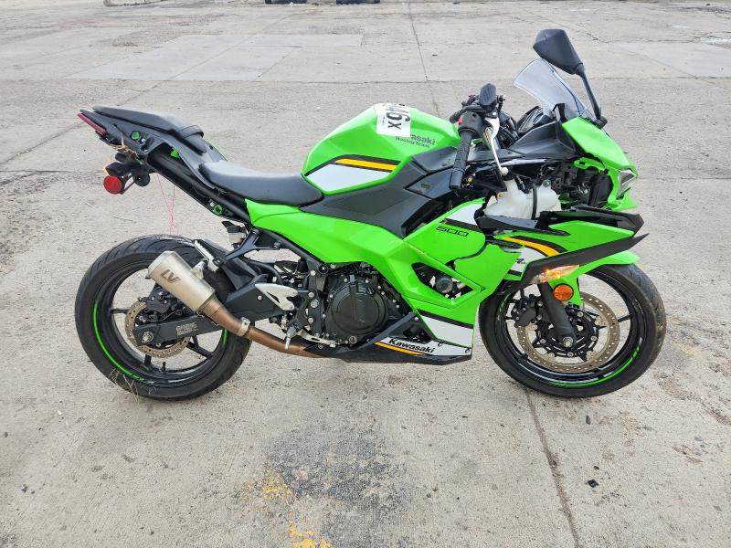 2025 Kawasaki Ex VIN ML5EXGH11SDA56819 COPART salvage auction — ROLLOVER, Co - Public - Salvage Title, sold $1,600 on 2026-07-27 (photo 1)