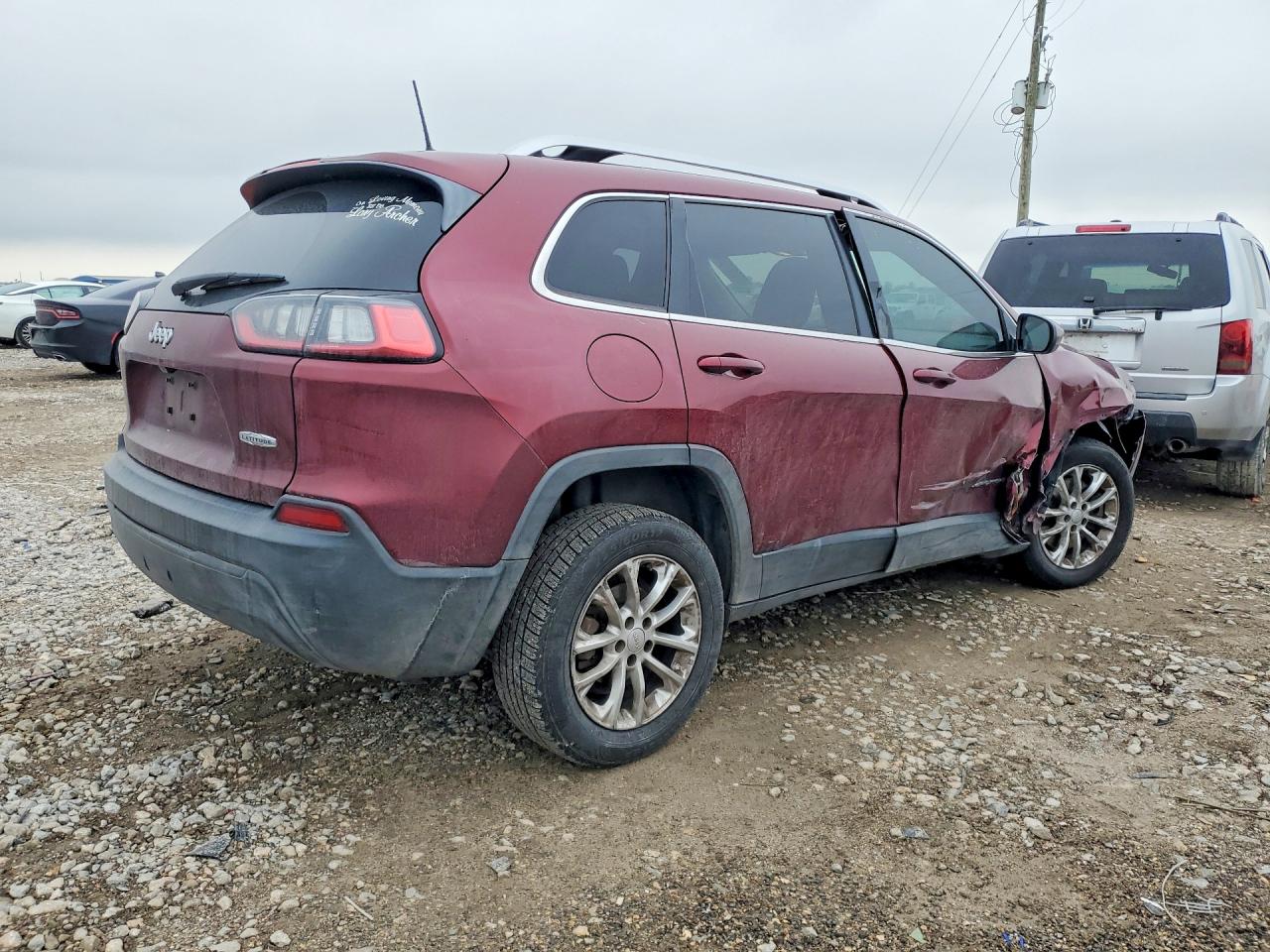 2019 Jeep Cherokee VIN 1C4PJLCB8KD296777 COPART salvage auction — Front End, FL - CERTIFICATE OF TITLE, sold $1,150 on 2026-07-09 (photo 3)