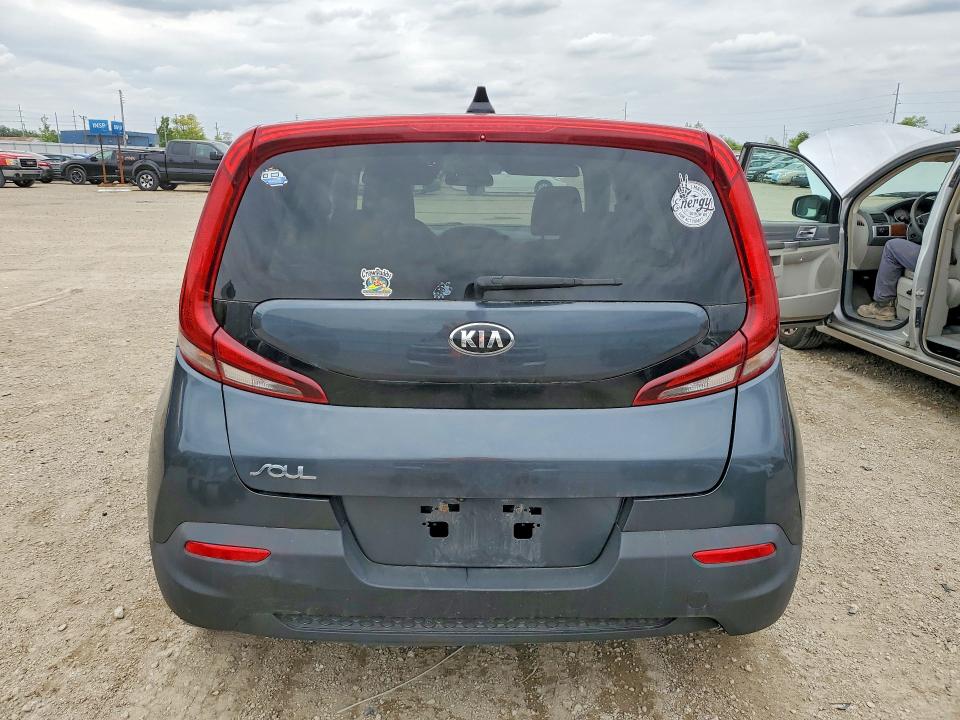 2020 Kia Soul VIN KNDJ23AU3L7090452 COPART salvage auction — HAIL, Ia - Cert Of Title-Salvage Title, sold $3,650 on 2026-07-08 (photo 6)