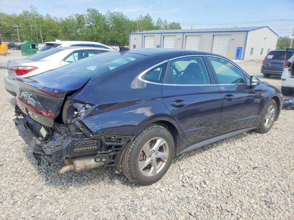 2023 Hyundai Sonata VIN KMHL24JA8PA286363 COPART salvage auction — REAR END, MA - CERT OF TITLE-SALVAGE, sold $10,900 on 2026-07-29 (photo 3)