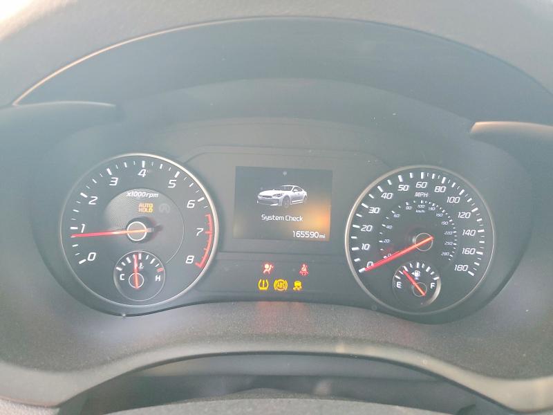 2019 Kia Stinger VIN KNAE35LC2K6054929 COPART salvage auction — FRONT END, Tx - Salvage Vehicle Title, sold $3,050 on 2026-07-17 (photo 9)