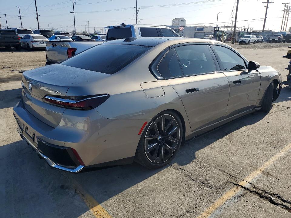 2024 BMW I7 VIN WBY53EJ0XRCP46331 COPART salvage auction — FRONT END, Ca - Salvage Certificate, sold $27,500 on 2026-07-20 (photo 3)