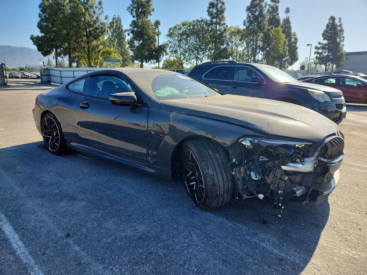 2023 BMW M8 VIN WBSAE0C00PCK59154 COPART salvage auction — Front End, CA - SALVAGE CERTIFICATE, sold $35,500 on 2026-06-30 (photo 4)