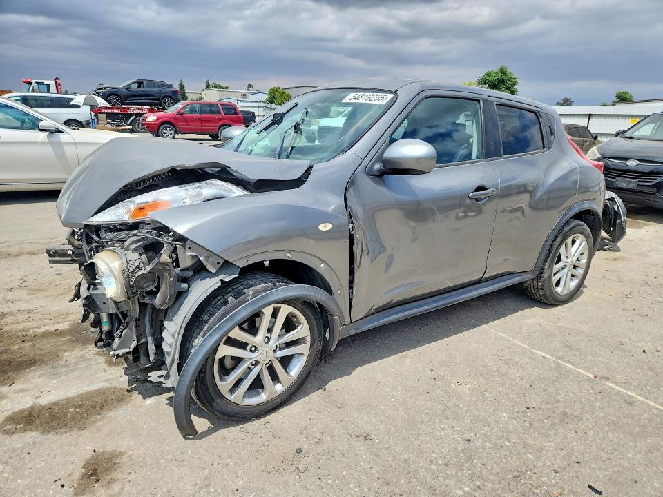 2012 Nissan Juke VIN JN8AF5MR8CT115199 COPART salvage auction — FRONT END, Ca - Salvage Certificate, sold $350 on 2026-07-17 (photo 1)