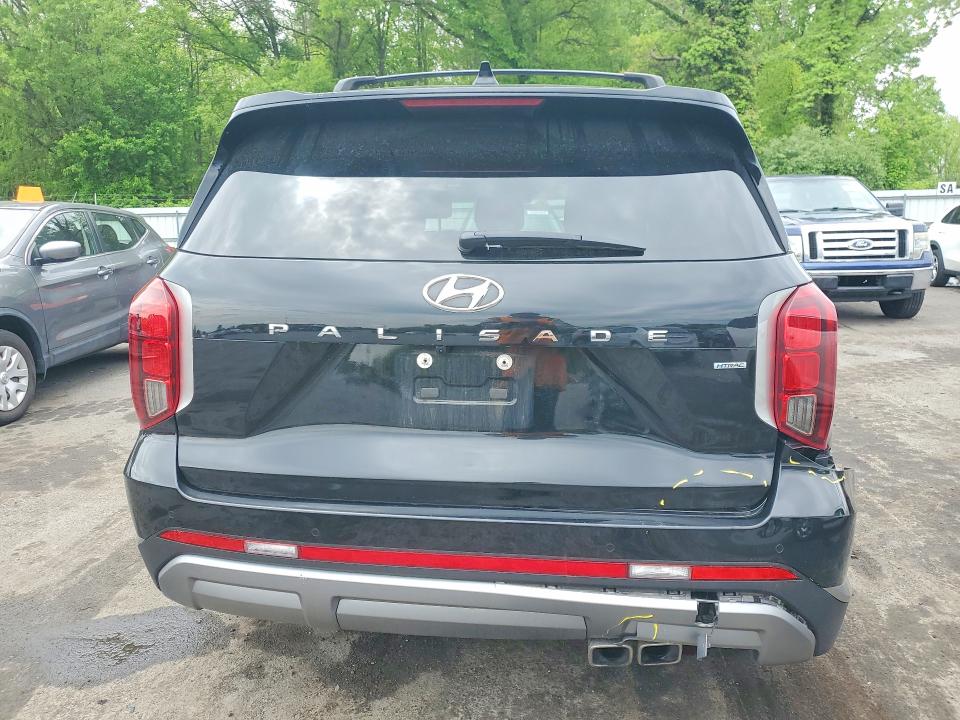 2023 Hyundai Palisade VIN KM8R4DGE8PU637110 COPART salvage auction — REAR END, NJ - CERT OF TITLE-SALVAGE, sold $10,800 on 2026-07-14 (photo 6)