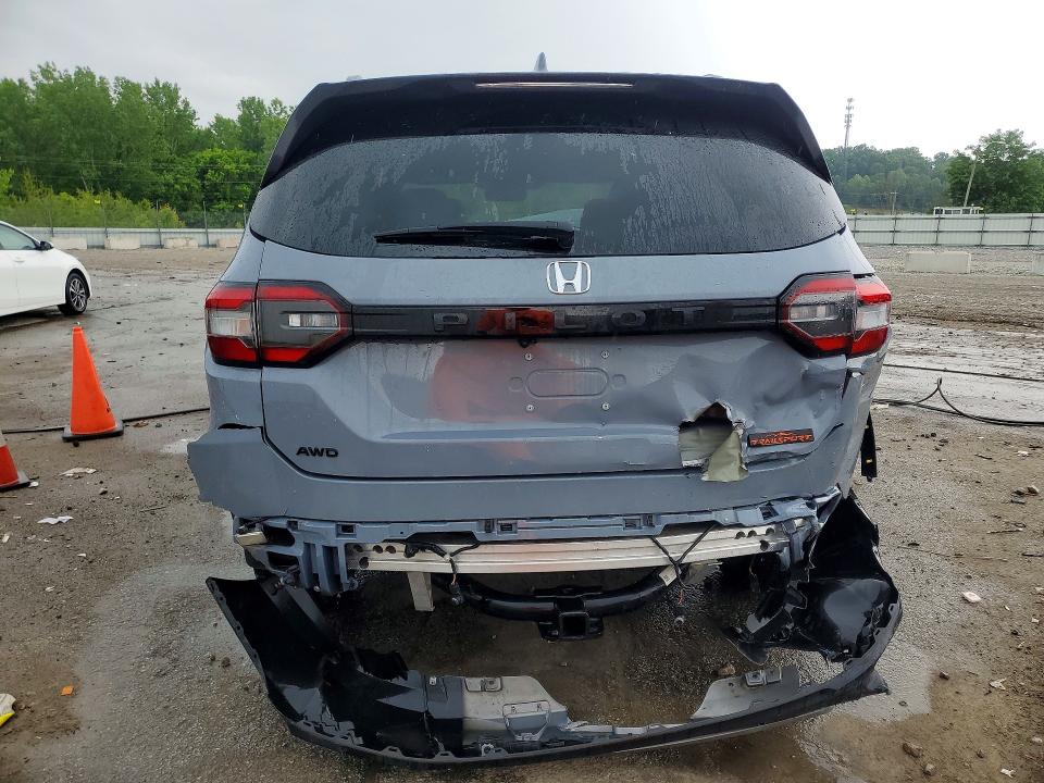 2025 Honda Pilot VIN 5FNYG1H64SB104900 COPART salvage auction — REAR END, Ky - Cert Of Title-Salvage, sold $11,600 on 2026-07-28 (photo 6)